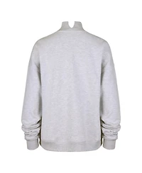 '47 Brand Women's Subtle Muse Mock-Neck Long-Sleeve Relaxed-Oversized Sweatshirt