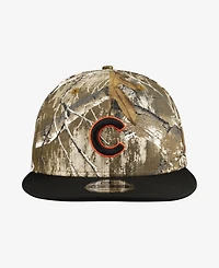 New Era Men's Camo Chicago Cubs Realtree Orange Pop 9FIFTY Snapback Hat