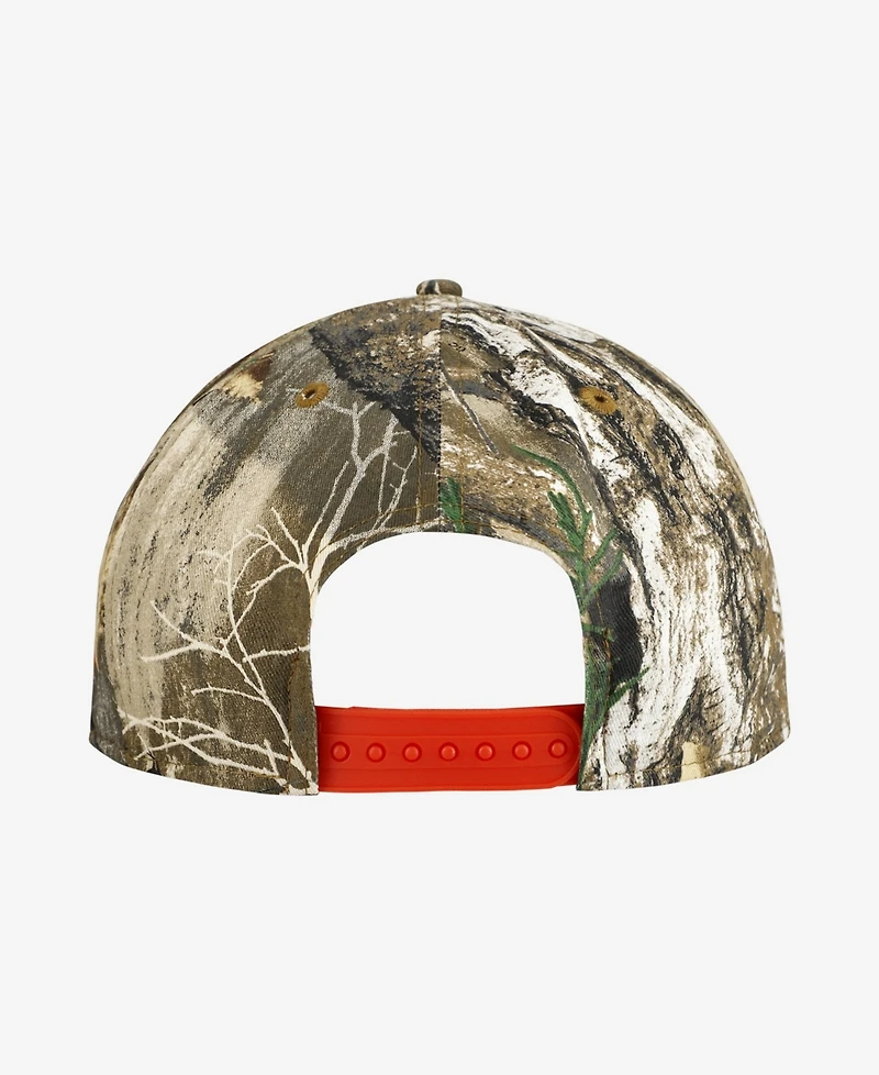 New Era Men's Camo Kansas City Royals Realtree Orange Pop 9FIFTY Snapback Hat
