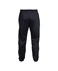 Champion Men's Black Wisconsin Badgers Powerblend Banded Fleece Sweatpants