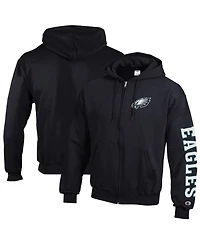 Champion Men's Philadelphia Eagles Full-Zip Fleece Hoodie