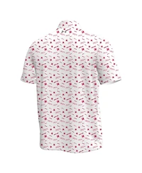 Under Armour Men's White Maryland Terrapins Gameday Armourfuse Polo Shirt