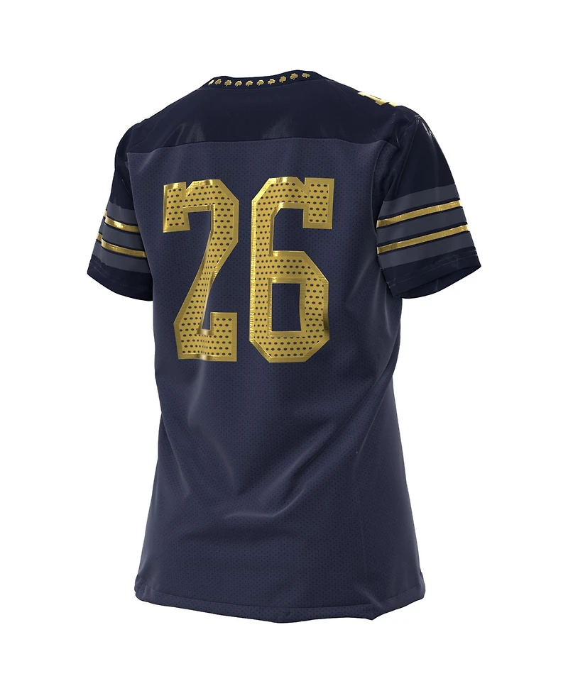 Under Armour Women's 26 Navy Notre Dame Fighting Irish 2026 Shamrock Series Replica Football Jersey