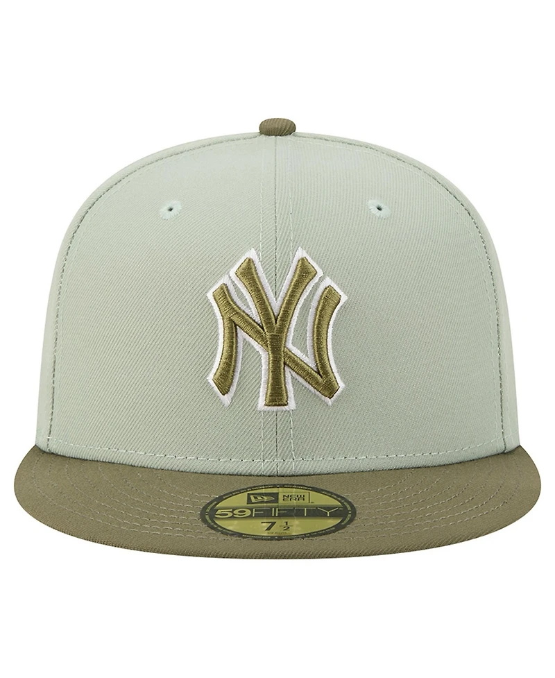 New Era Men's /Olive York Yankees Color Pack 59FIFTY Fitted Hat