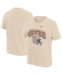 Nike Big Boys and Girls Natural San Francisco 49ers Easy Lane T-Shirt