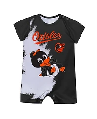 Outerstuff Baby Boys and Girls Black Baltimore Orioles Baby Mascot Bodysuit
