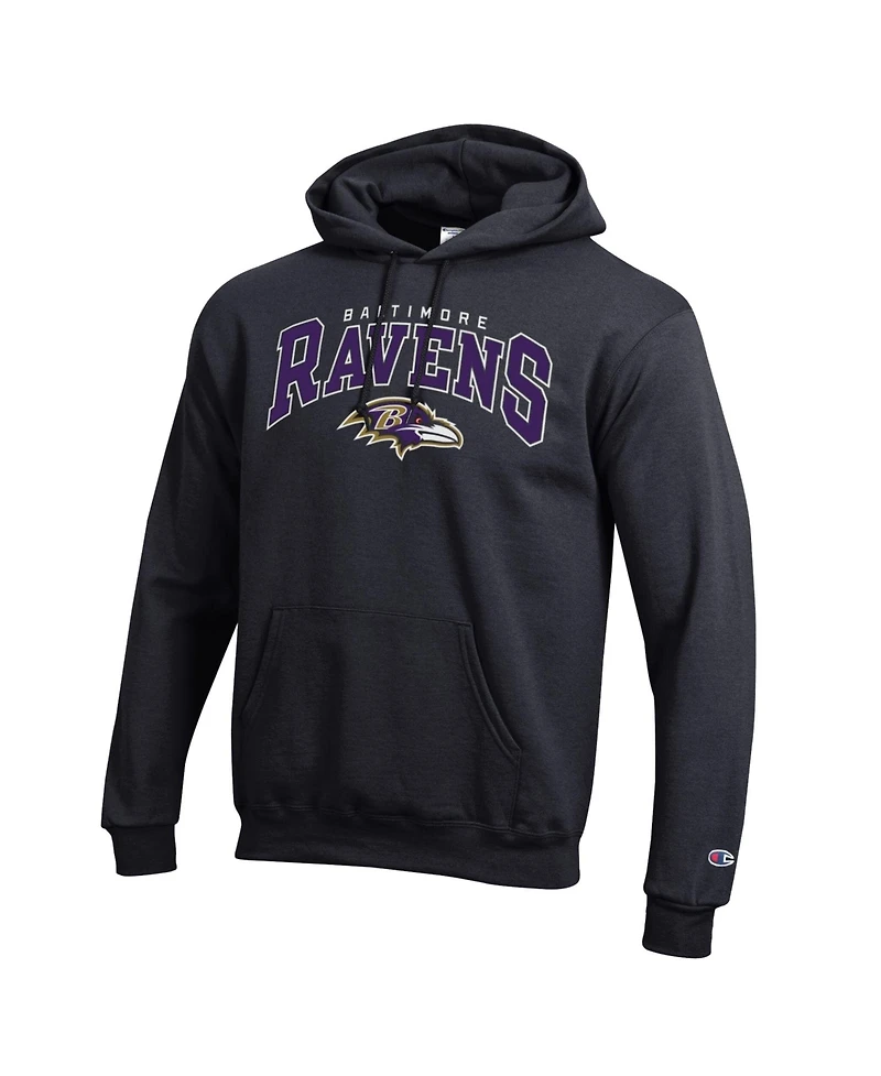 Champion Men's Baltimore Ravens Powerblend Fleece Pullover Hoodie