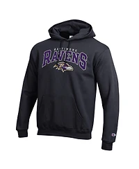 Champion Men's Baltimore Ravens Powerblend Fleece Pullover Hoodie