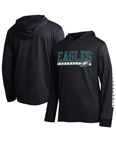 Champion Men's Black Philadelphia Eagles All Star Hooded T-Shirt