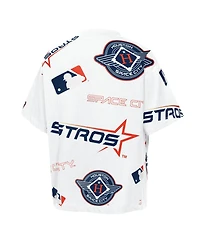 Outerstuff Big Boys and Girls White Houston Astros Circus Catch T-Shirt