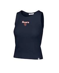 '47 Brand Women's Chicago Bears Cropped Ribbed Cotton-Blend Tank Top