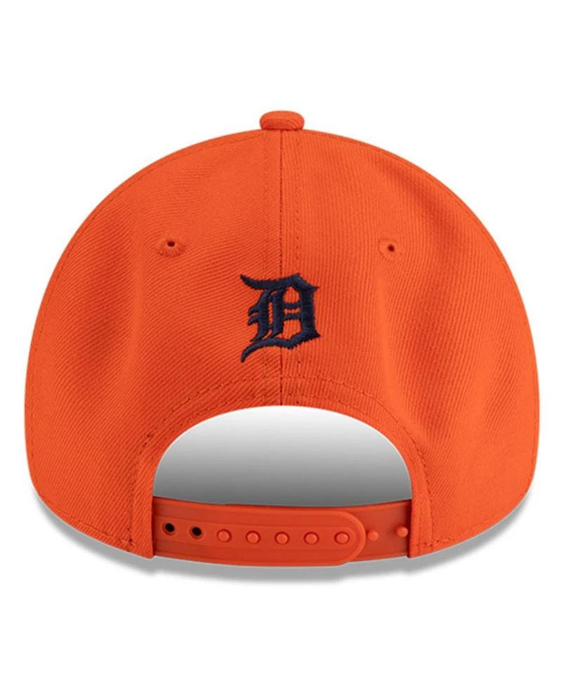 New Era x Hyperfly Men's Orange Detroit Tigers A-Frame 9FORTY Adjustable Hat