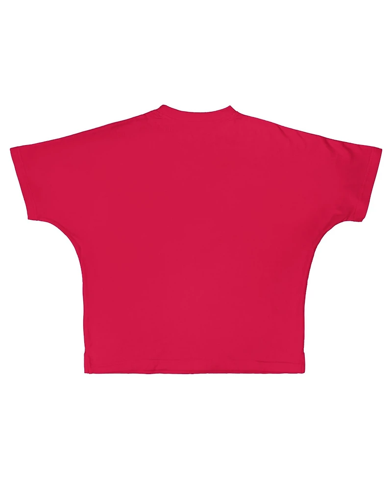 Pressbox Women's Georgia Bulldogs Flannigan Oversized T-Shirt