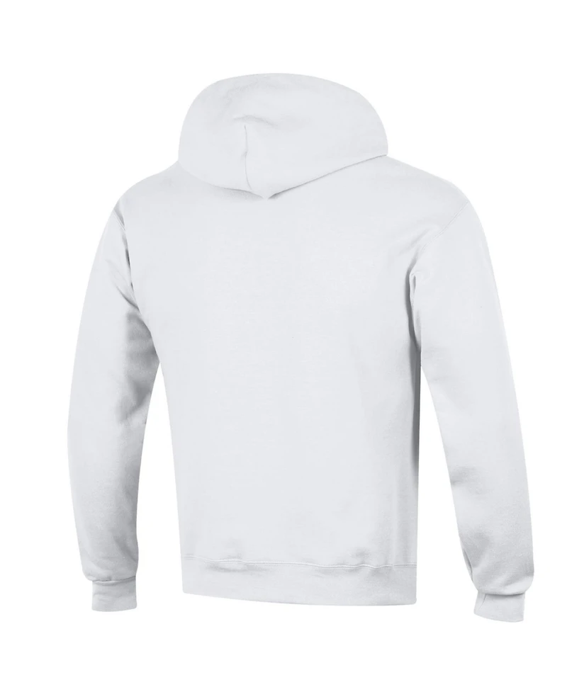 Champion Men's White Florida State Seminoles Arch Over Logo Pullover Hoodie