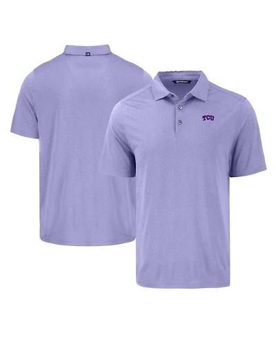Cutter & Buck Men's Purple Tcu Horned Frogs Coastline Epic Comfort Eco Polo Shirt