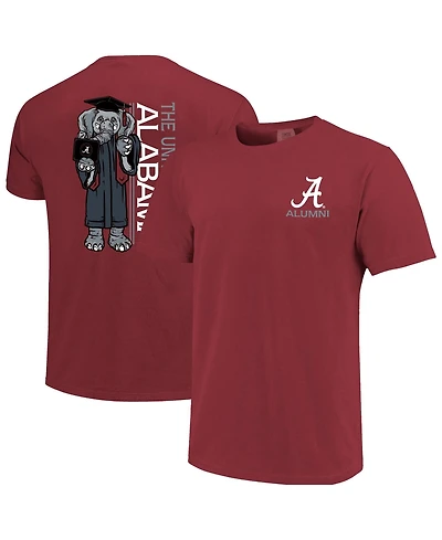 Image One Men's Alabama Crimson Tide Mascot Grad Achievement Unlocked T-Shirt