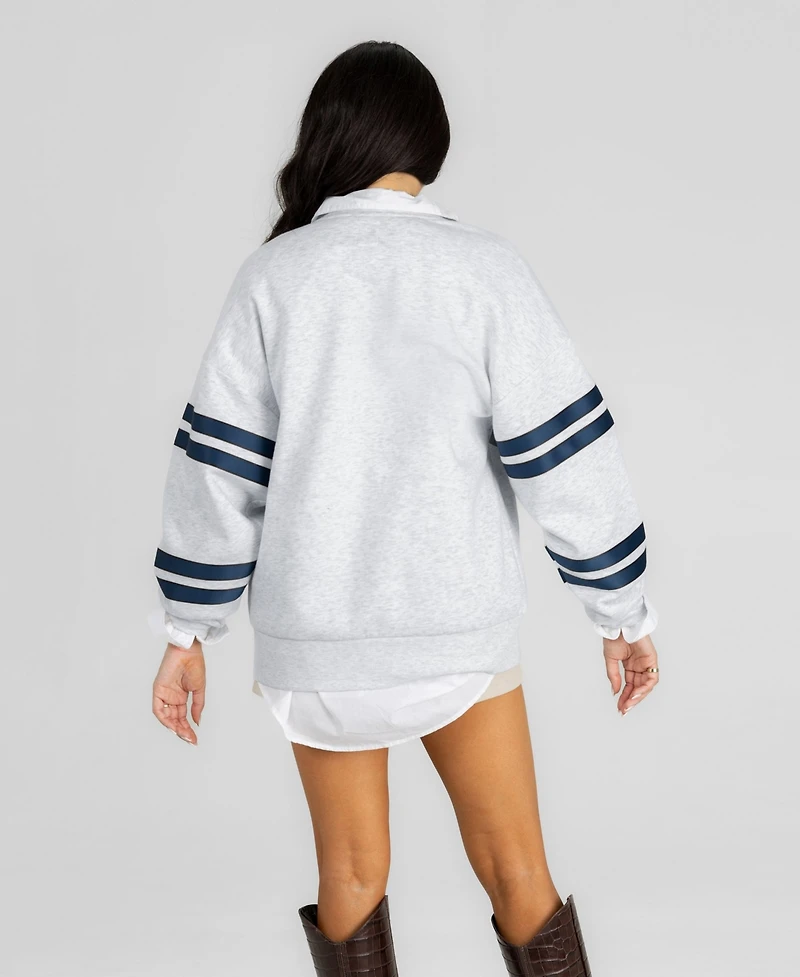 Gameday Couture Women's Penn State Nittany Lions Off the Grid Oversized Fleece Graphic Sweatshirt