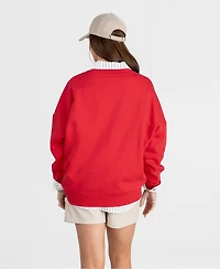 Gameday Couture Women's Utah Utes Prime Play Oversized Graphic Sweatshirt