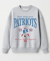 Gameday Couture Women's New England Patriots Instant Classic Oversized Dropped-Shoulder Pullover Sweatshirt