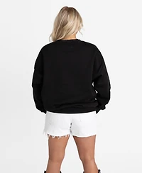 Gameday Couture Women's Ohio State Buckeyes Powerhouse Play Oversized Fleece Sweatshirt