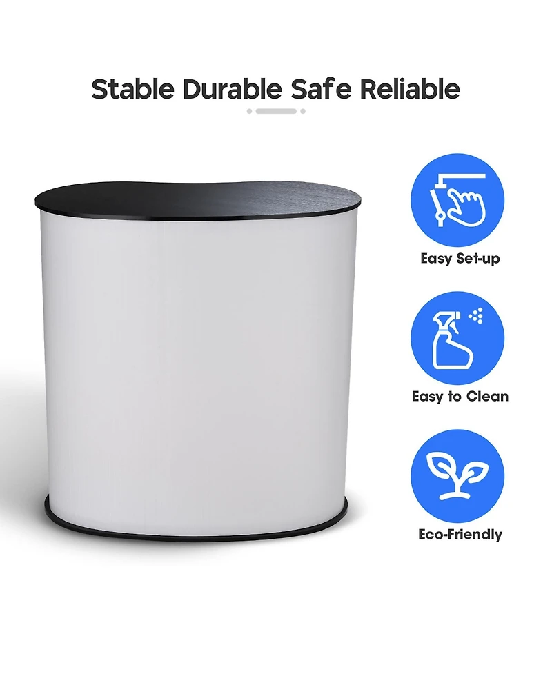 Yescom 2 Pack Portable Tradeshow Podium Table Display Exhibition Counter Stand with Carrying Bag