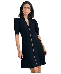 Phase Eight Women's Alima Ponte Zip A-Line Dress
