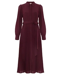 Phase Eight Women's Ren Pleated Midi Shirt Dress