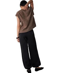Whistles Women's High Rise Satin Balloon Leg