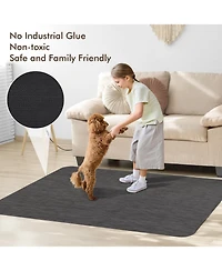 Danrong Large Anti Slip Pvc Floor Protector Mat For Hardwood Tile And Hard Floors