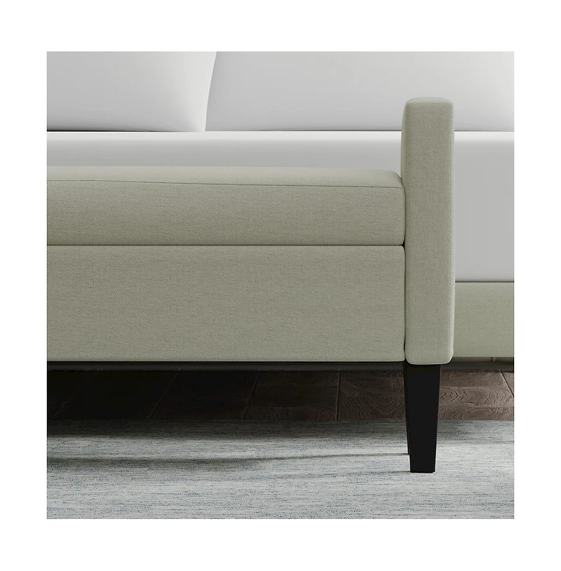 Glenwillow Home 46" Storage Bench with Arms