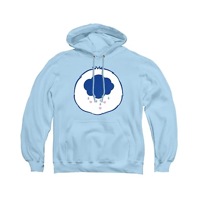 Care Bears Men's Long-Sleeve Graphic Kangaroo-Pocket Grumpy Belly Hoodie