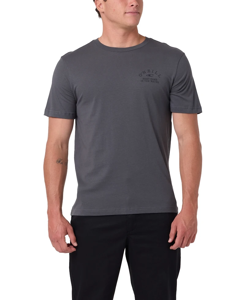 O'Neill Men's Peaky Graphic Crewneck Classic-Fit T-Shirt