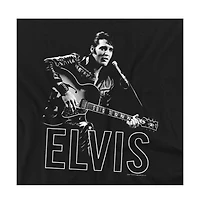 Elvis Men's Guitar Hand Graphic Crewneck Sweatshirt
