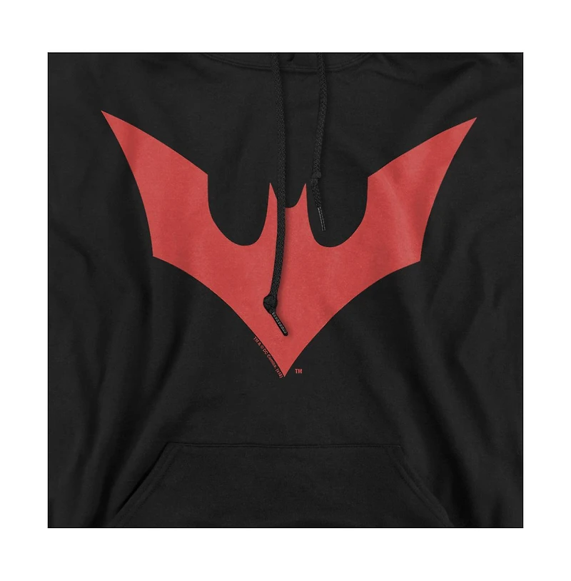 Batman Men's Beyond Bat Logo Pull-Over Hoodie