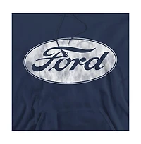 Mustang Men's Ford Logo Pull-Over Hoodie