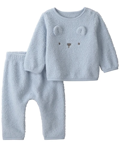 Carter's Baby Boys' Bear Fleece Top and Pants, 2-Piece Set