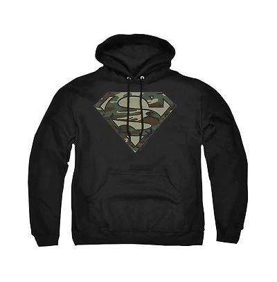 Superman Men's Camo Graphic Pull-Over Hoodie