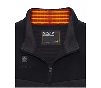 ororo Men's 4-Zone Sweater Heated Fleece Vest