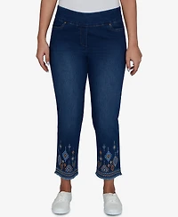 Alfred Dunner Petite Pull-On Cropped Pants