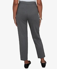 Alfred Dunner Petite Pull-On Mid-Rise Pants