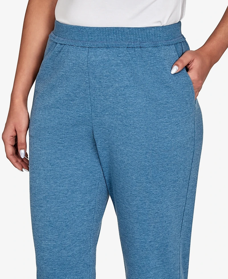 Alfred Dunner Petite Pull-On Straight-Leg Pants