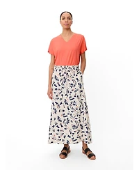 Masai Copenhagen Women's Masolenith Floral A-Line Maxi Skirt