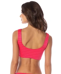 Maaji Women's Lightpink Flowerbed Dazzle Bikini Top