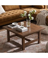 Tribesigns Mid-Century Wood Coffee Table for Living Room, Home Office, Small Apartment, Saving Space