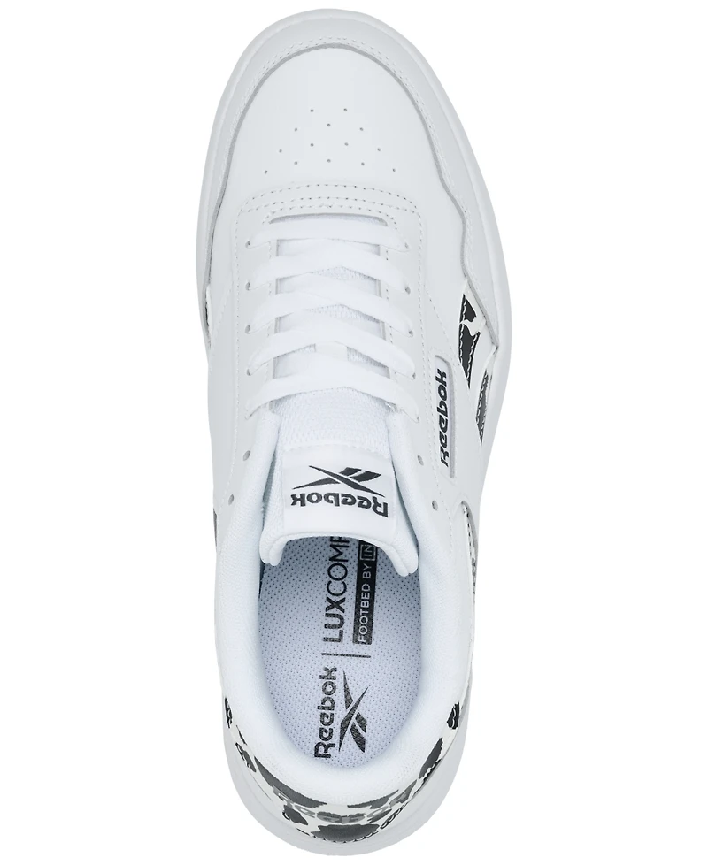 Reebok Women's Court Advance Cow Print Lifestyle Sneakers