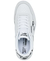 Reebok Women's Court Advance Cow Print Lifestyle Sneakers