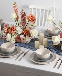 Stone Lain Camelia -Piece Dinnerware Set