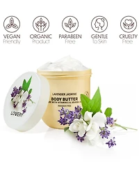 Lovery Lavender Scented Whipped Body Butter, Bath and Body Care Cream