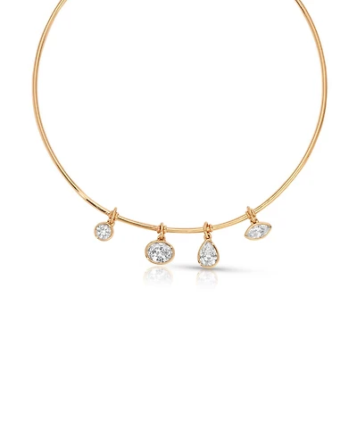 Ettika Crystal Drift Collar Necklace