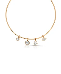 Ettika Crystal Drift Collar Necklace